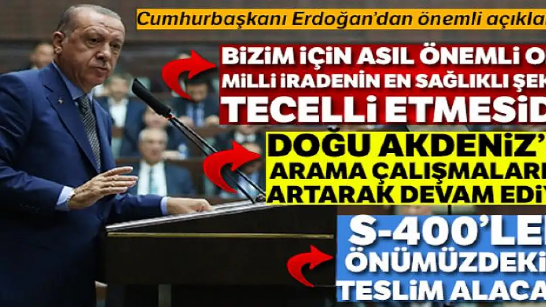 Cumhurbaşkanı Erdoğan'dan seçim sonrası önemli açıklamalar