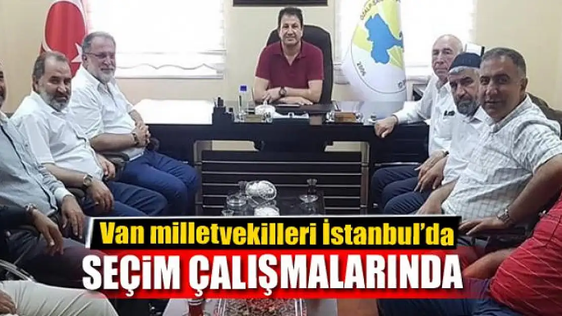 Van milletvekilleri İstanbul'da seçim çalışmalarında  