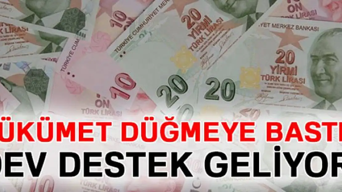 Müjde! Hükümet düğmeye bastı...