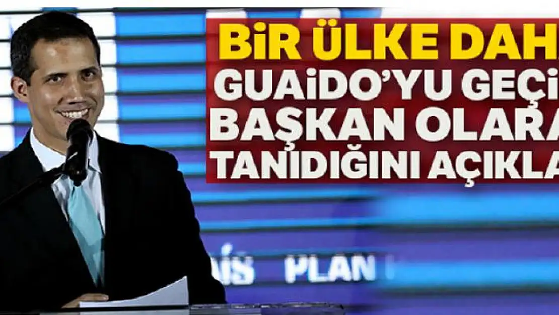 Almanya Dışişleri Bakanı Maas: 'Guaido'yu geçici başkan olarak tanıyoruz'