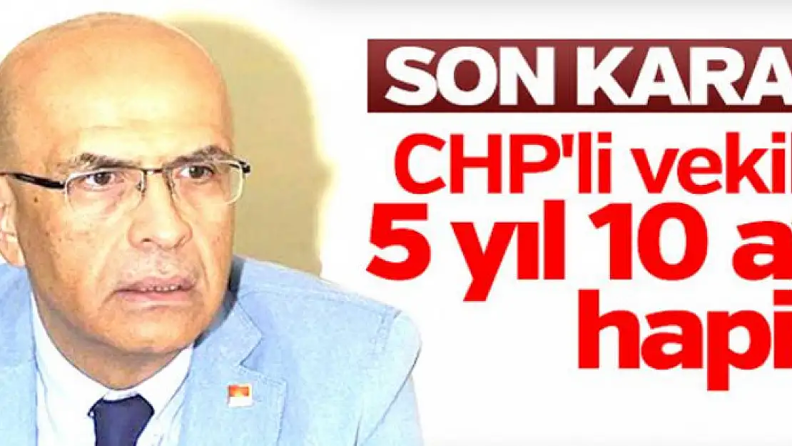 MİT tırları davasında Enis Berberoğlu'na 5 yıl 10 ay hapis cezası