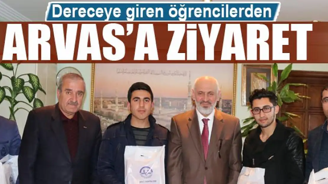 Öğrencilerden Müftü Arvas'a ziyaret