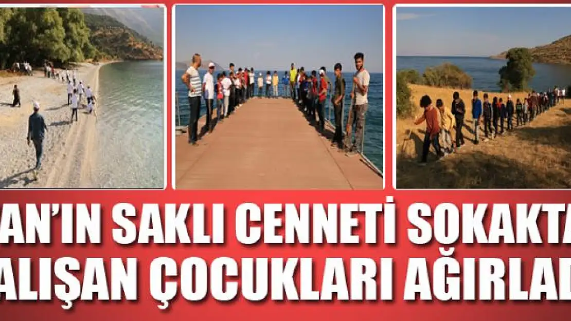 Van'ın saklı cenneti sokakta çalışan çocukları ağırladı