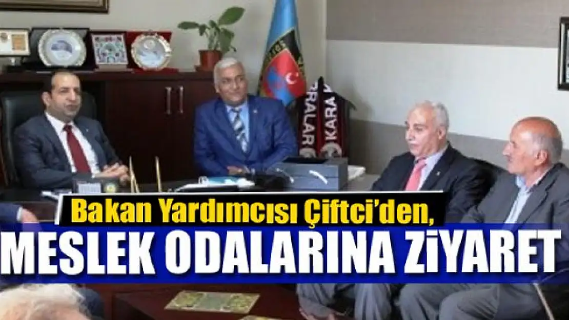 Çiftci, Van'daki bazı meslek odalarını ziyaret etti