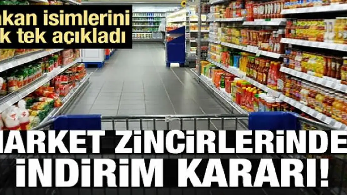 Bakan'dan indirim müjdesi! Tek tek açıklandı