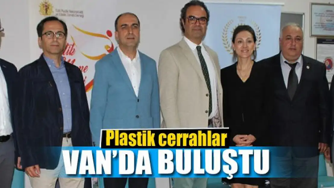 Plastik cerrahlar Van'da buluştu