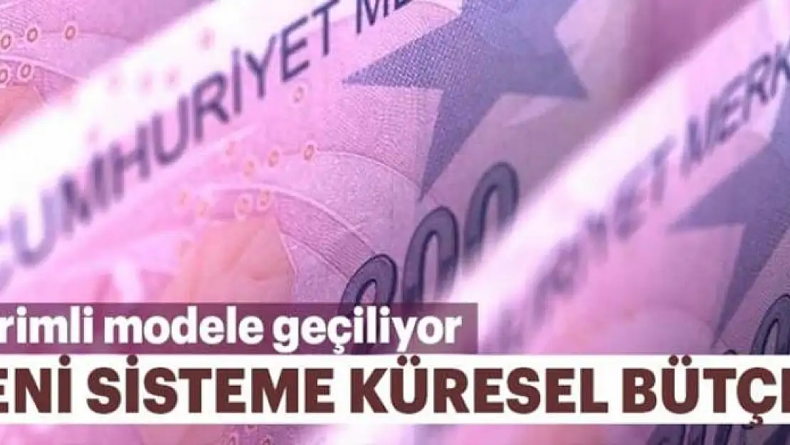 Yeni sisteme küresel bütçe