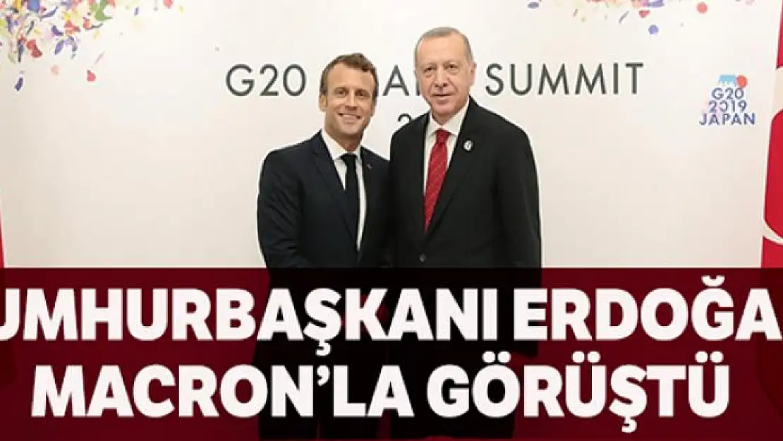 Cumhurbaşkanı Erdoğan, Fransız mevkidaşı Macron'la telefonda görüştü