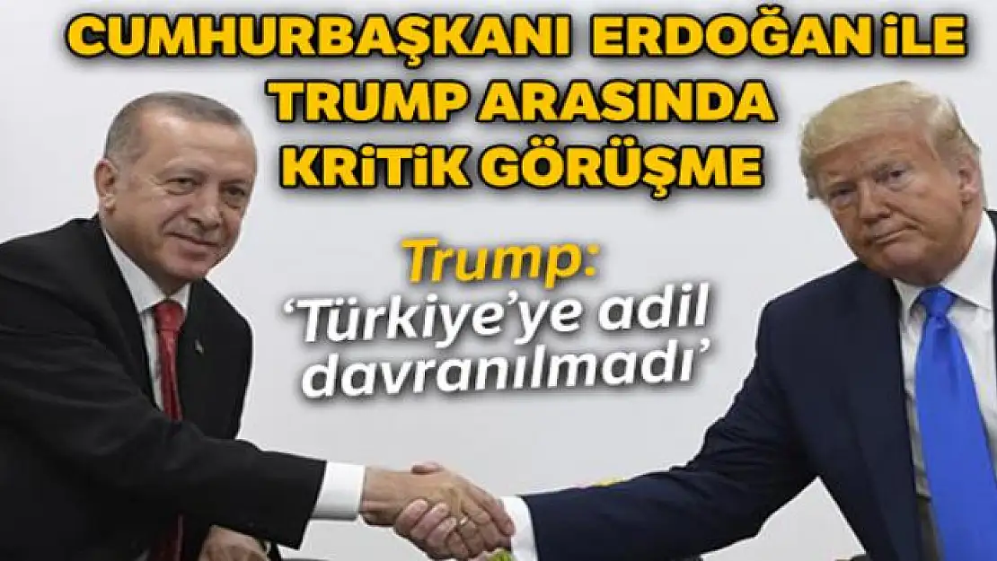 Cumhurbaşkanı Erdoğan ile Trump arasında kritik görüşme