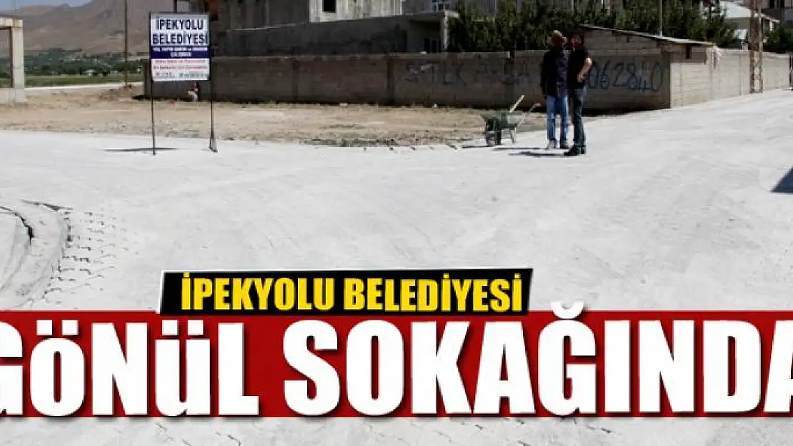 İpekyolu Belediyesi Gönül Sokağında 