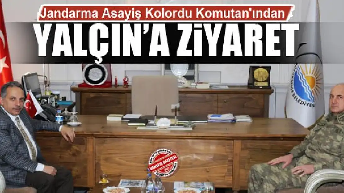 Jandarma Asayiş Kolordu Komutan'ından Yalçın'a Ziyaret