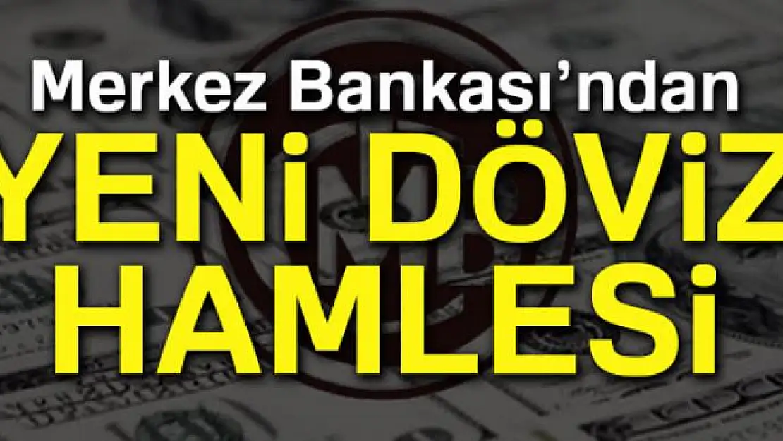 Merkez Bankası'ndan bir hamle daha