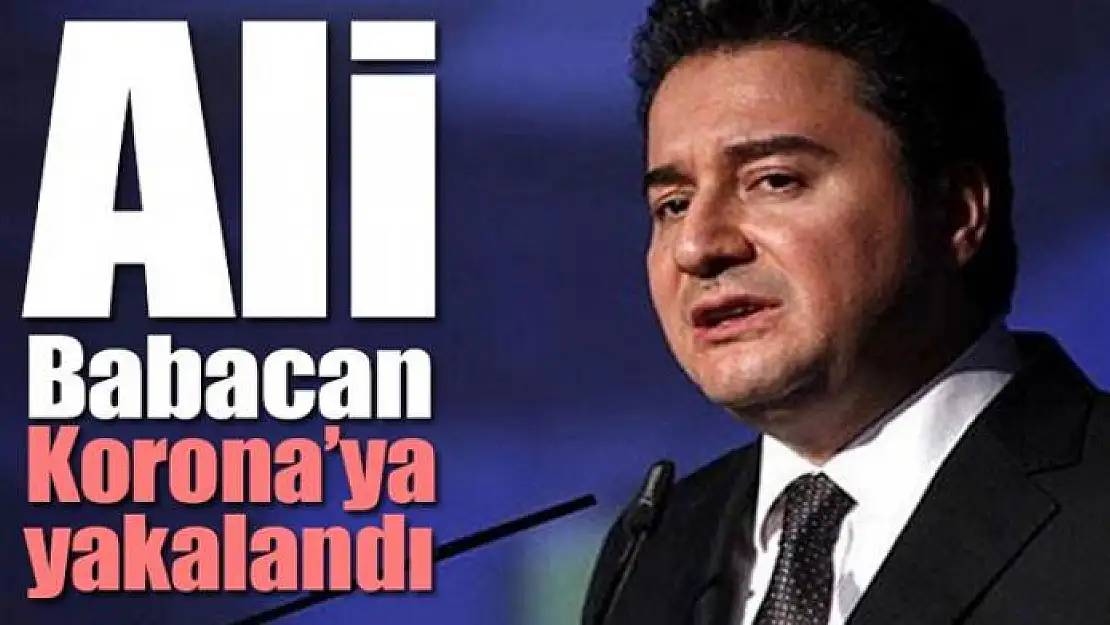 Ali Babacan koronavirüse yakalandı