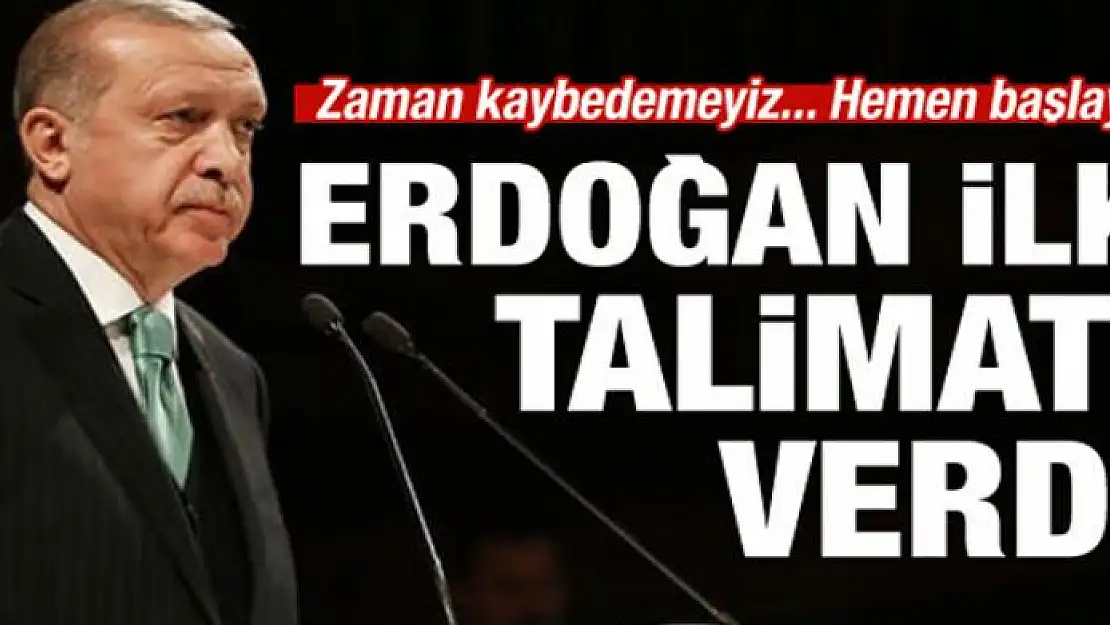 Erdoğan'dan yeni 'A Takımı'na ilk talimat