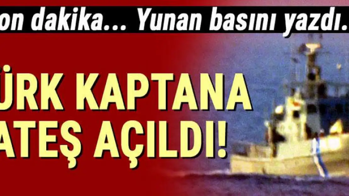 Bodrum'da Türk kaptana ateş açıldı