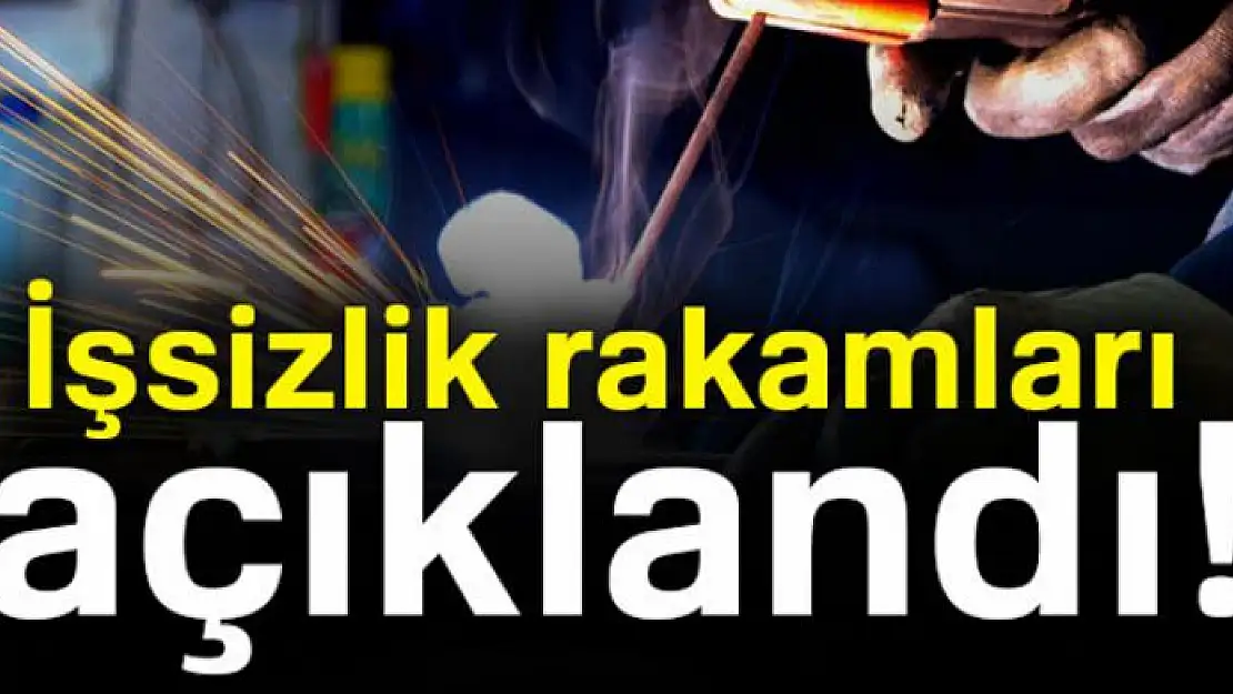 İşsizlik rakamları açıklandı!