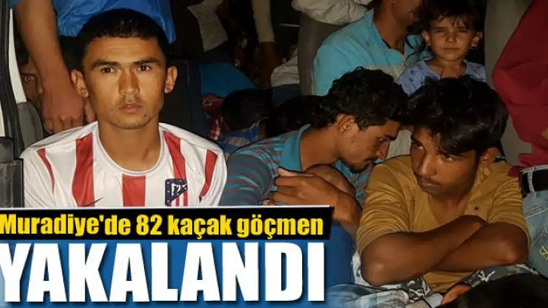 Muradiye'de 82 kaçak göçmen yakalandı