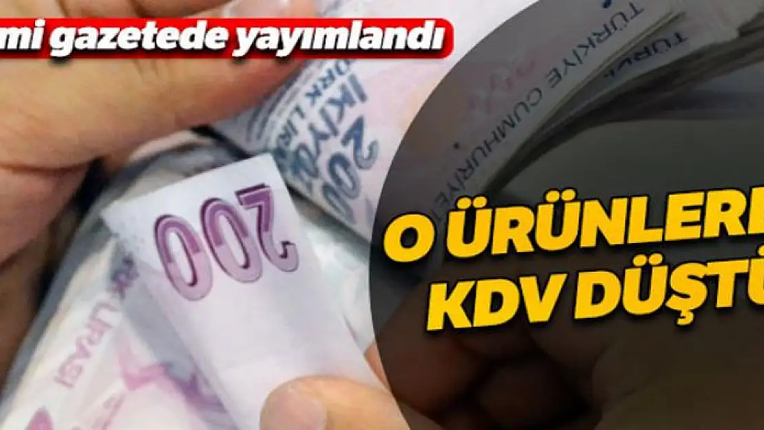 Tavuk yumurtası ve toptan balık tesliminde KDV indirildi