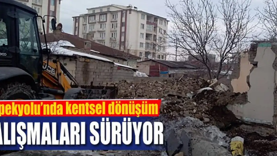 İpekyolu'nda kentsel dönüşüm çalışmaları sürüyor