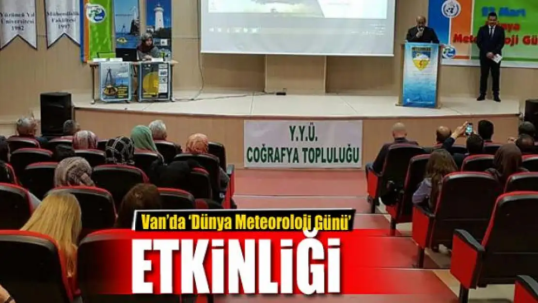 Van'da 'Dünya Meteoroloji Günü' etkinliği 