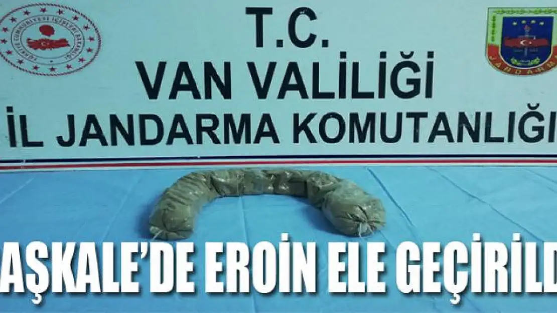 Başkale'de bir şahsın beline sarılı vaziyette 1.5 kilo eroin ele geçirildi