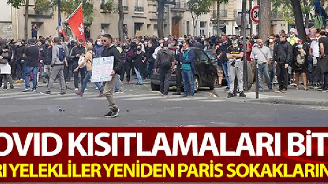 Sarı Yelekliler yeniden Paris sokaklarında