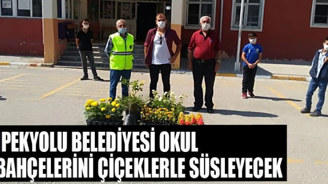 İpekyolu Belediyesi okul bahçelerini çiçeklerle süsleyecek