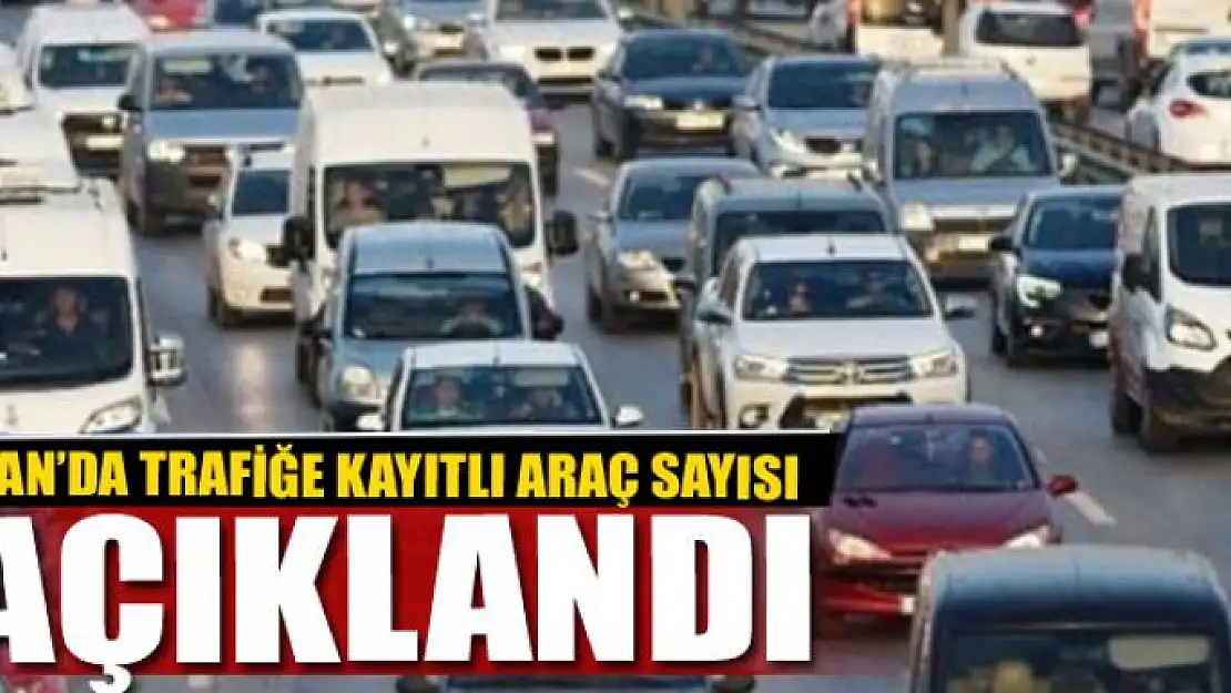 Van'da trafiğe kayıtlı araç sayısı açıklandı