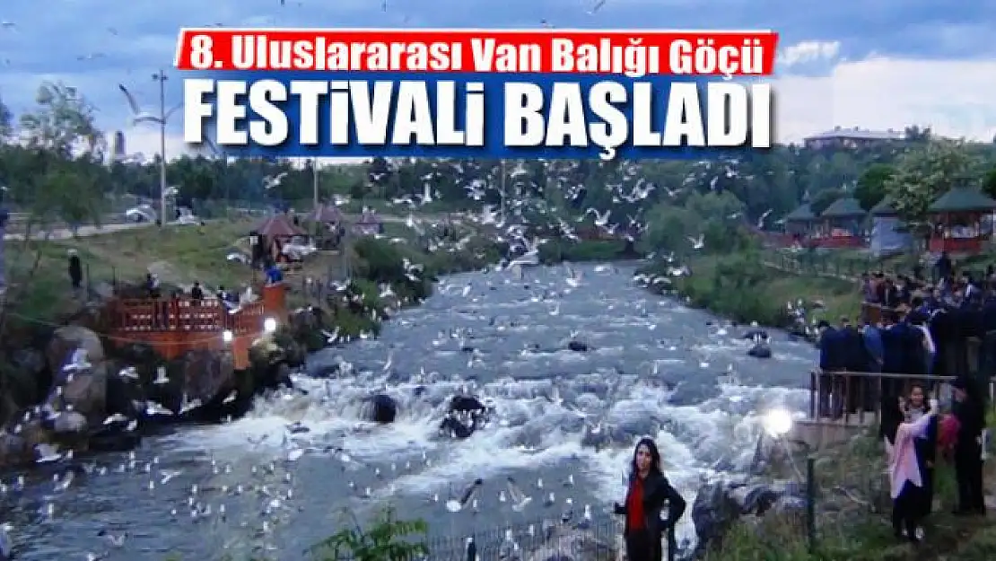 8. Uluslararası Van Balığı Göçü Festivali başladı