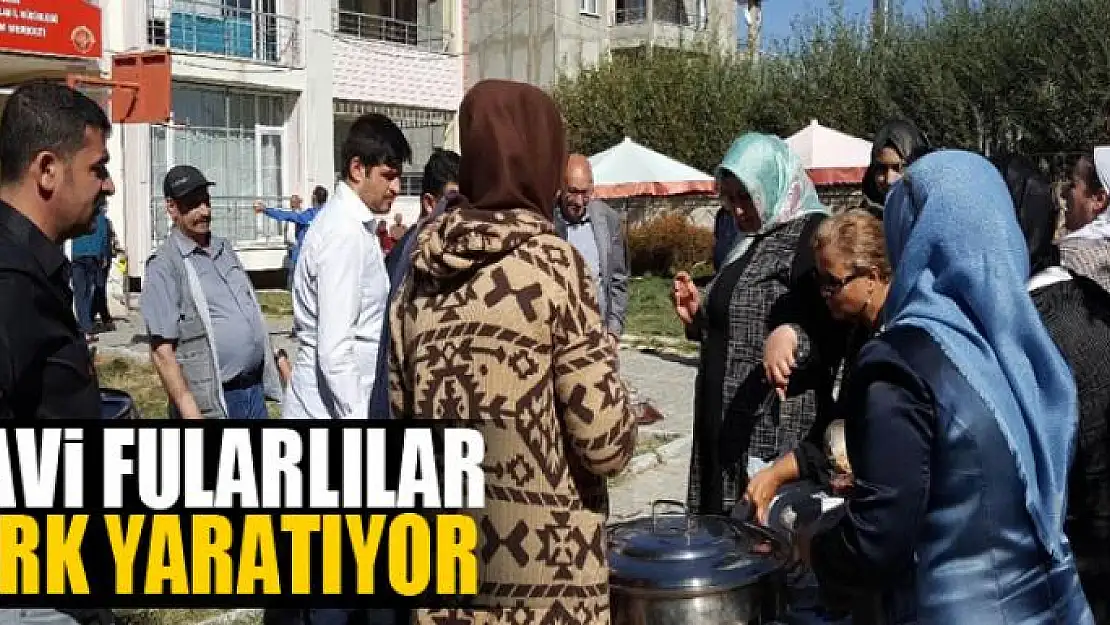 Mavi Fularlılar fark yaratıyor