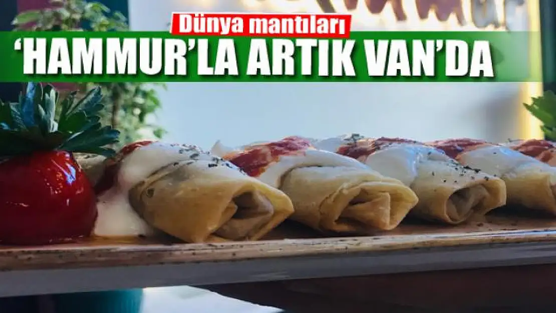 Dünya mantıları 'Hammur'la artık Van'da