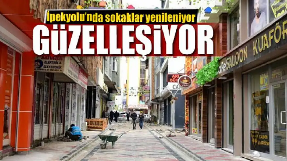 İpekyolu'nda sokaklar yenileniyor, güzelleşiyor