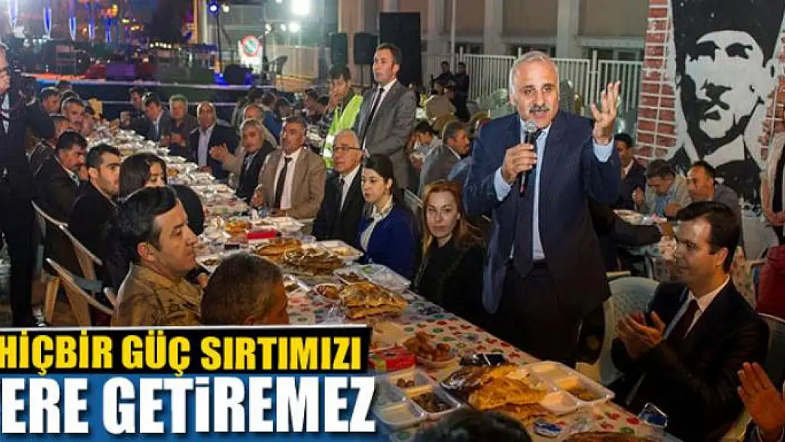 HİÇBİR GÜÇ SIRTIMIZI YERE GETİREMEZ