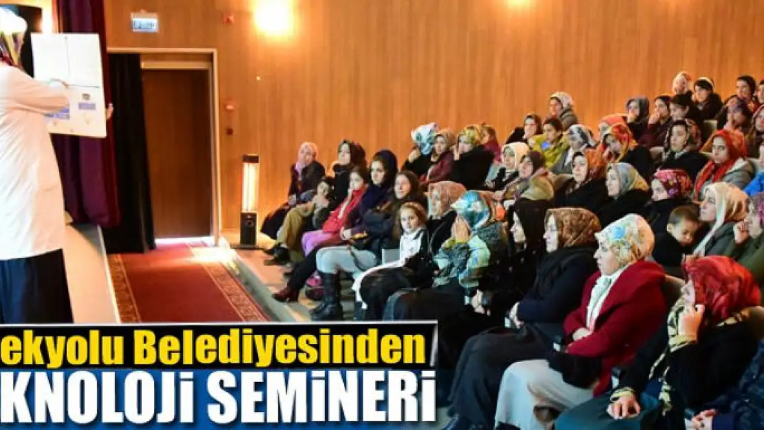 İpekyolu Belediyesinden teknoloji semineri