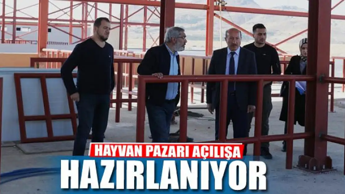 HAYVAN PAZARI AÇILIŞA HAZIRLANIYOR