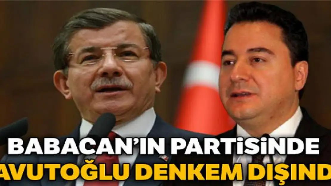 'Davutoğlu denklem dışında'