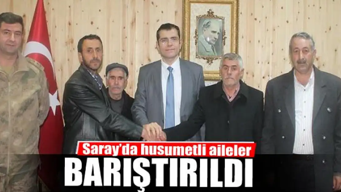 Husumetli aileler barıştırıldı 