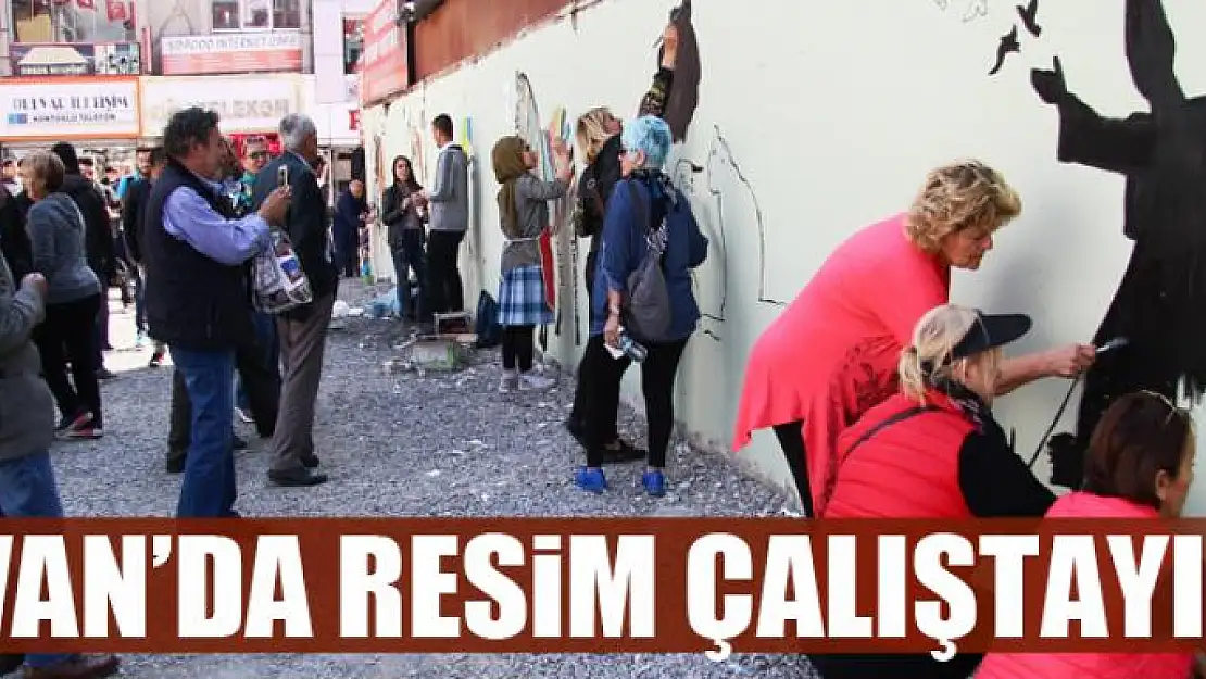 Van'da resim çalıştayı