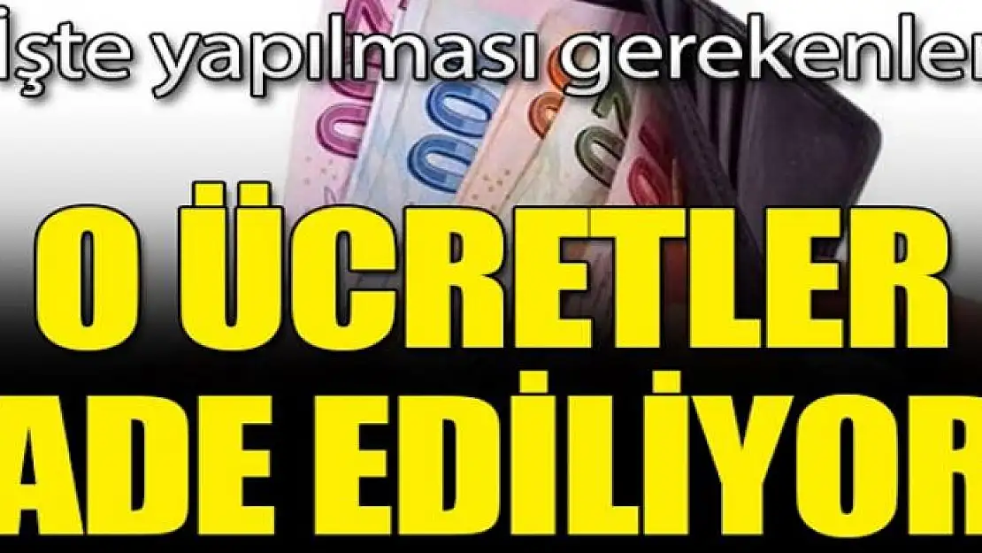 Kıdem tazminatından kesilen vergi iade edilecek