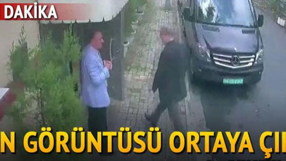 Cemal Kaşıkçı'nın son görüntüsü ortaya çıktı