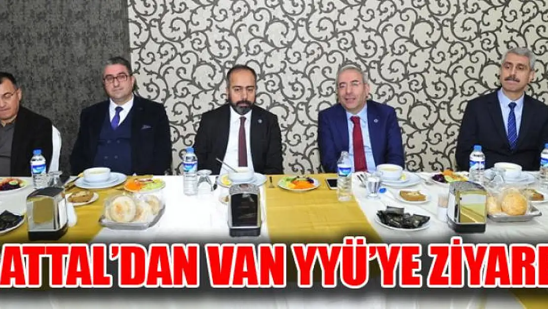 Prof. Dr. Battal'dan Van YYÜ'ye ziyaret