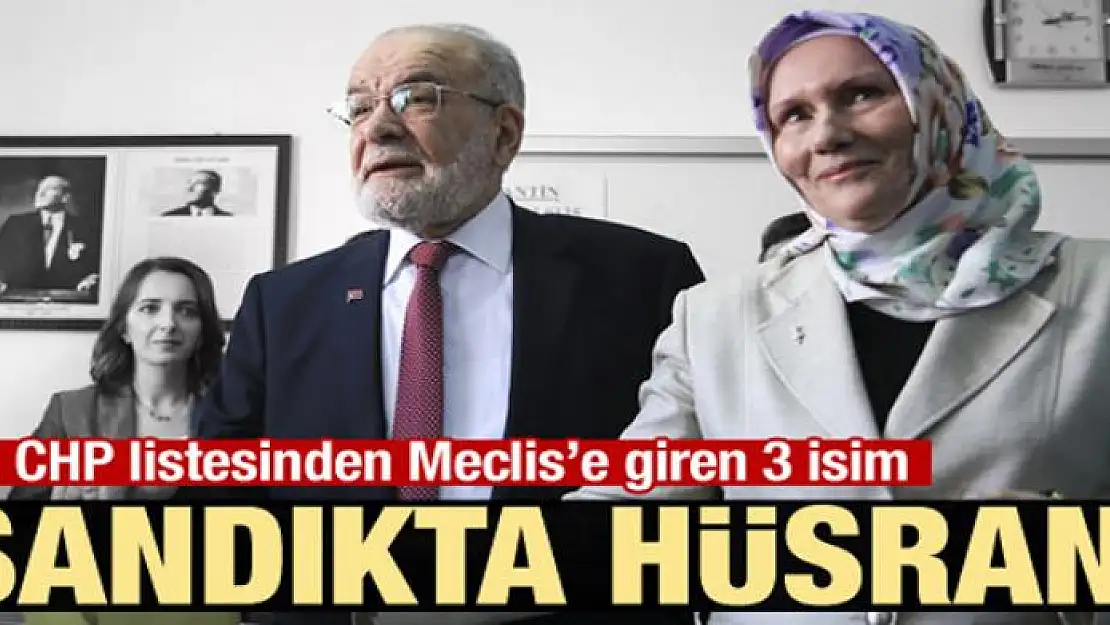 Sandıkta hüsran! 6 SP'liden 3'ü vekil oldu