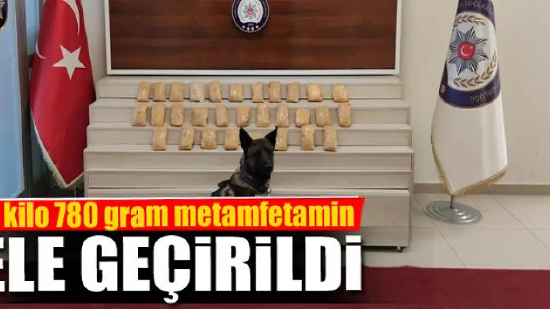 Van'da 7 kilo 780 gram metamfetamin ele geçirildi