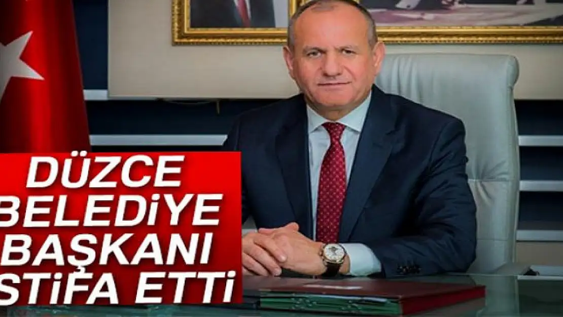 Düzce Belediye Başkanı Mehmet Keleş istifa etti