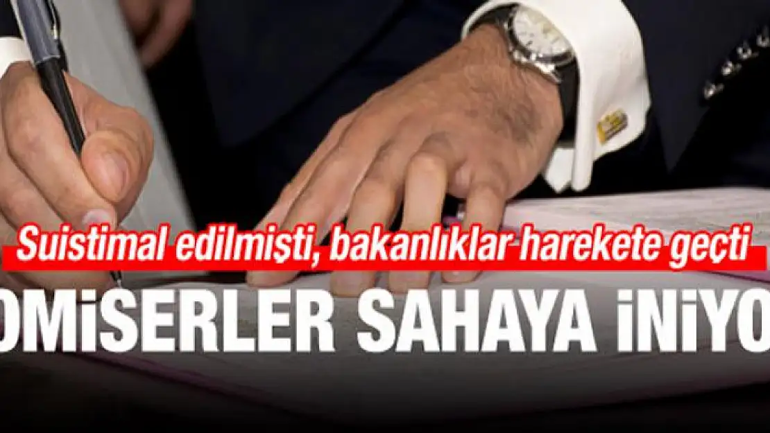 Hükümet düğmeye bastı! Komiserler sahaya iniyor