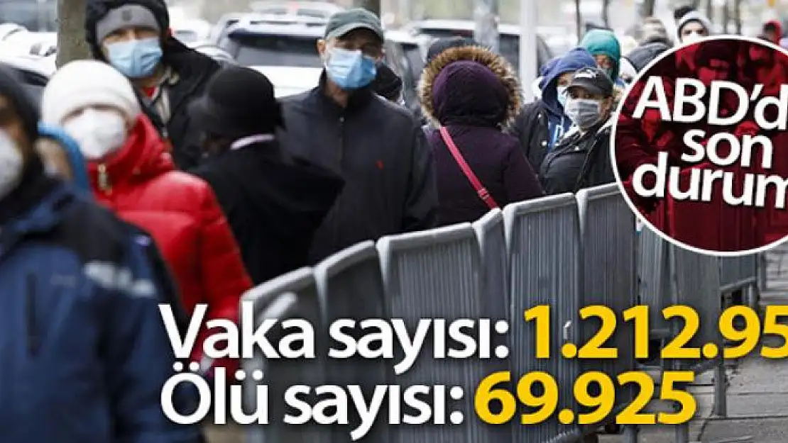 ABD'de korona virüsten ölenlerin sayısı 70 bine yaklaştı