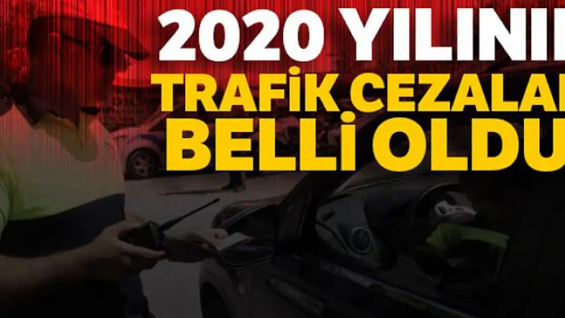 2020 yılına dair trafik cezaları belli oldu