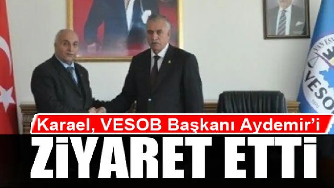  Karael, VESOB Başkanı Aydemir'i ziyaret etti