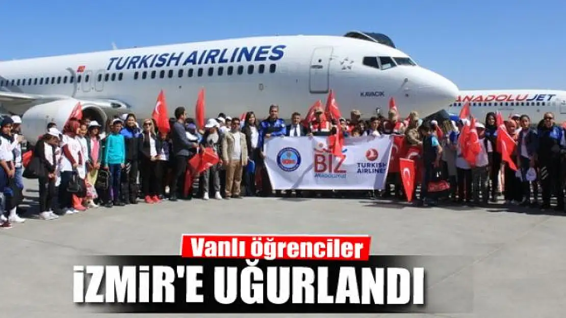 Vanlı öğrenciler İzmir'e uğurlandı