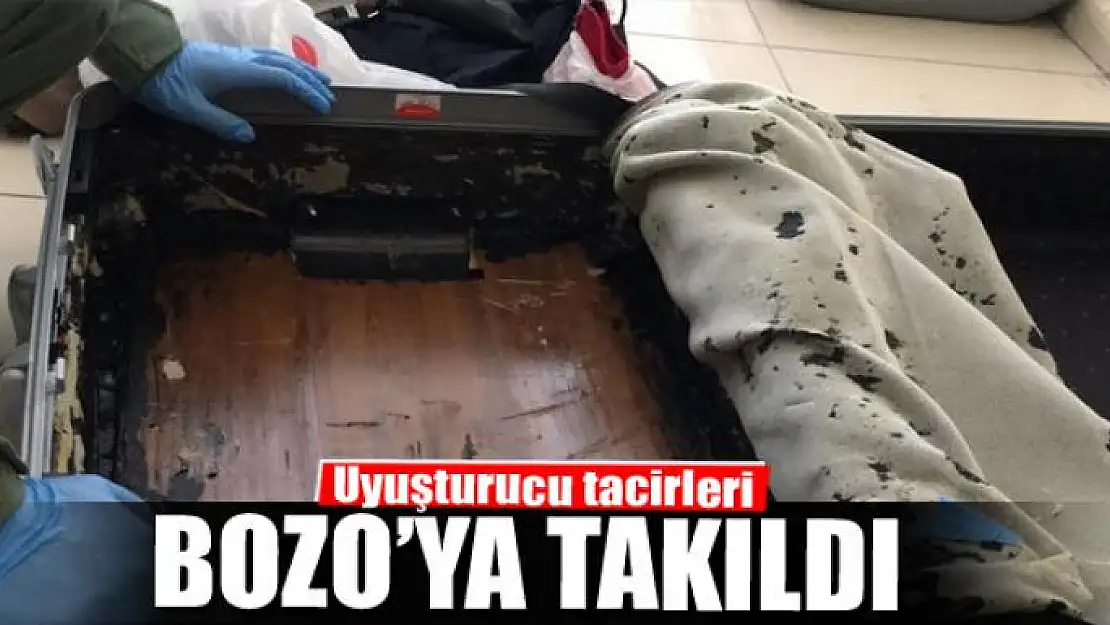 Uyuşturucuyla uçağa binmek isterken Bozo'ya takıldılar